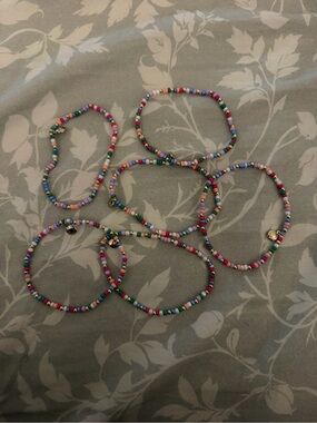 J. Crew Factory Multicolor Seed Bead Bracelet Set